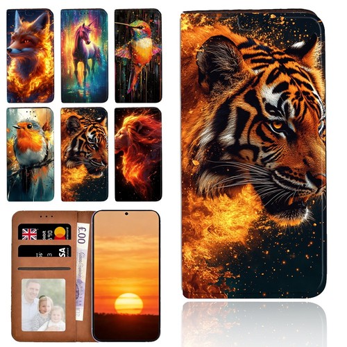 Flaming spirit design leather - spirit,