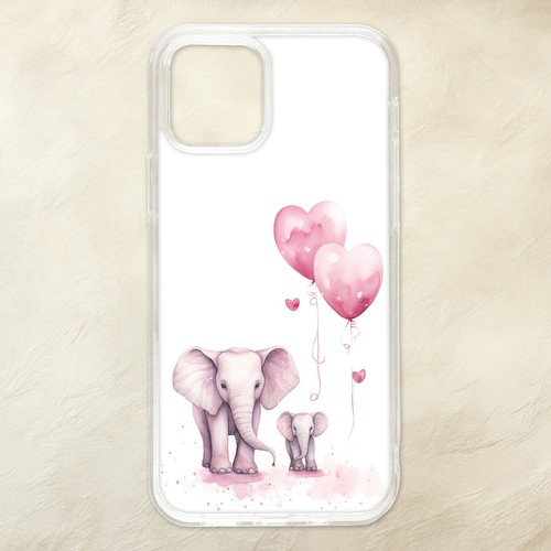 Elephant heart balloons cute - elephant,