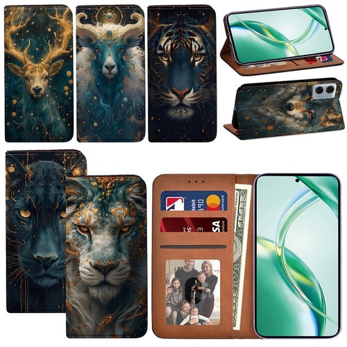 Leather stand phone cover - stand, case