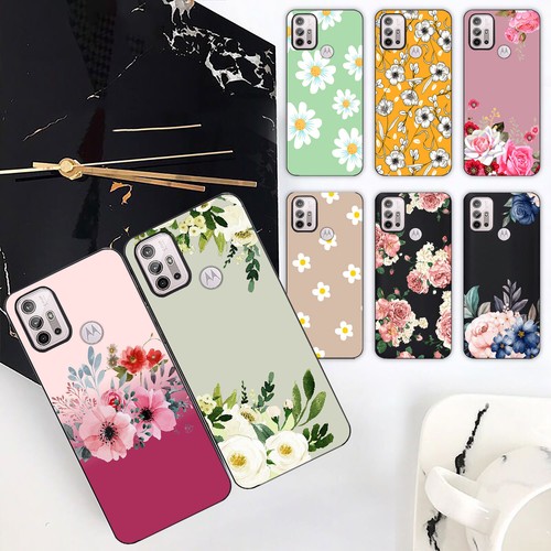 Floral back silicone phone - floral,