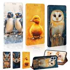 Watercolour Bird Art Leather