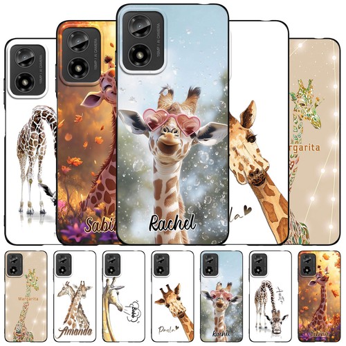 Giraffe cartoon custom phone - giraffe,